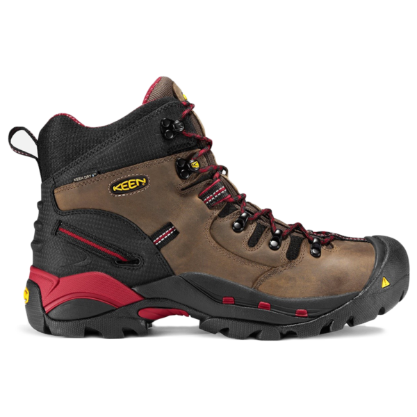 Keen Safety Shoes – Pittsburg Brown/Red (1007024)